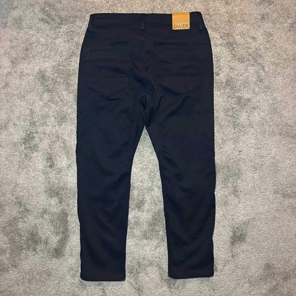DU/ER N2X Slim Fit Pants Men 30x30 (Fit 31x26) Blue Performance No Sweat Denim